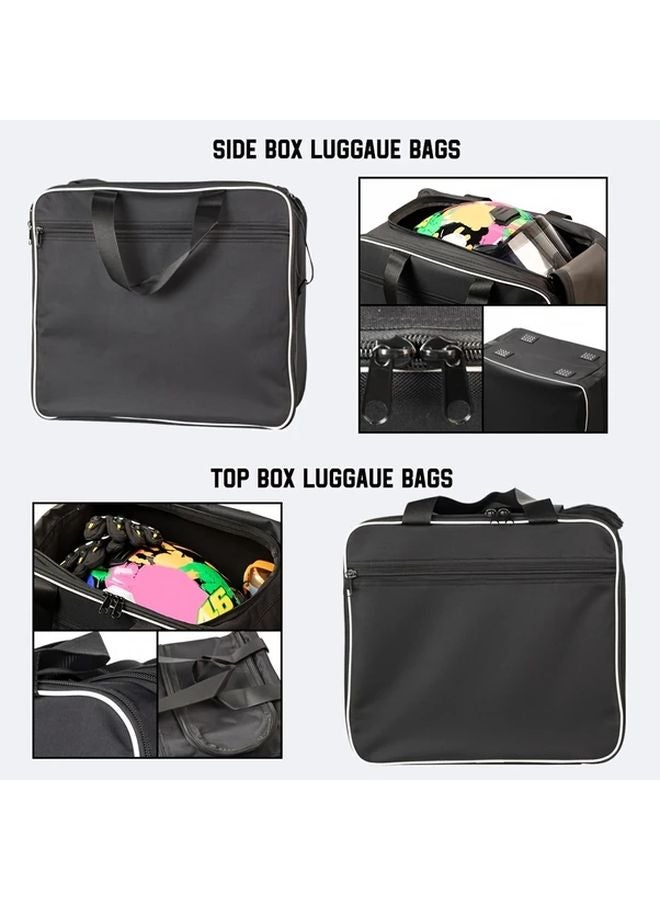 Set of 3 Black Motorcycle Luggage Bags for BMW GS Adventure Series Large Capacity Travel - Image 5